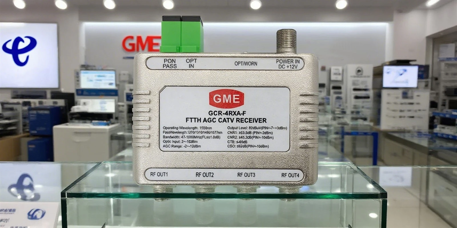 FTTH AGC CATV RECEIVER FTTH AGC CATV RECEIVER